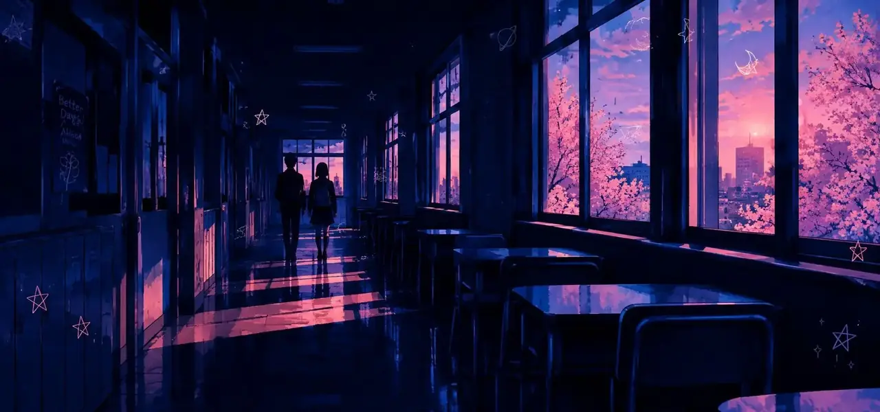龙焰学园第一学期 主视觉插画，龙焰红白阅读风格